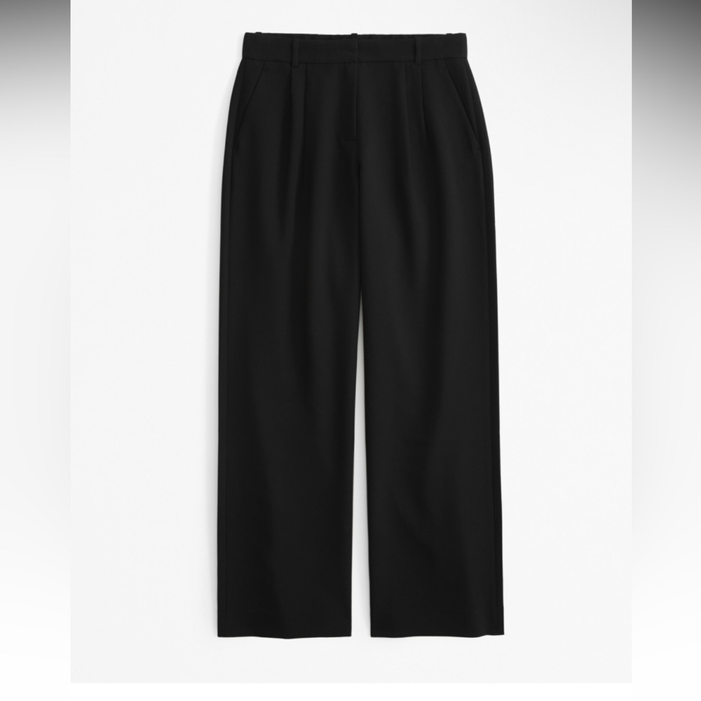 Abercrombie & Fitch Black Wide-Leg Pants - Picture 6 of 12